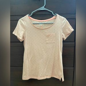 Maison Jules - Polka dot tee with side pocket